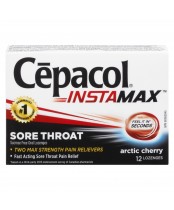Cepacol Instamax Arctic Cherry Sore Throat Lozenges